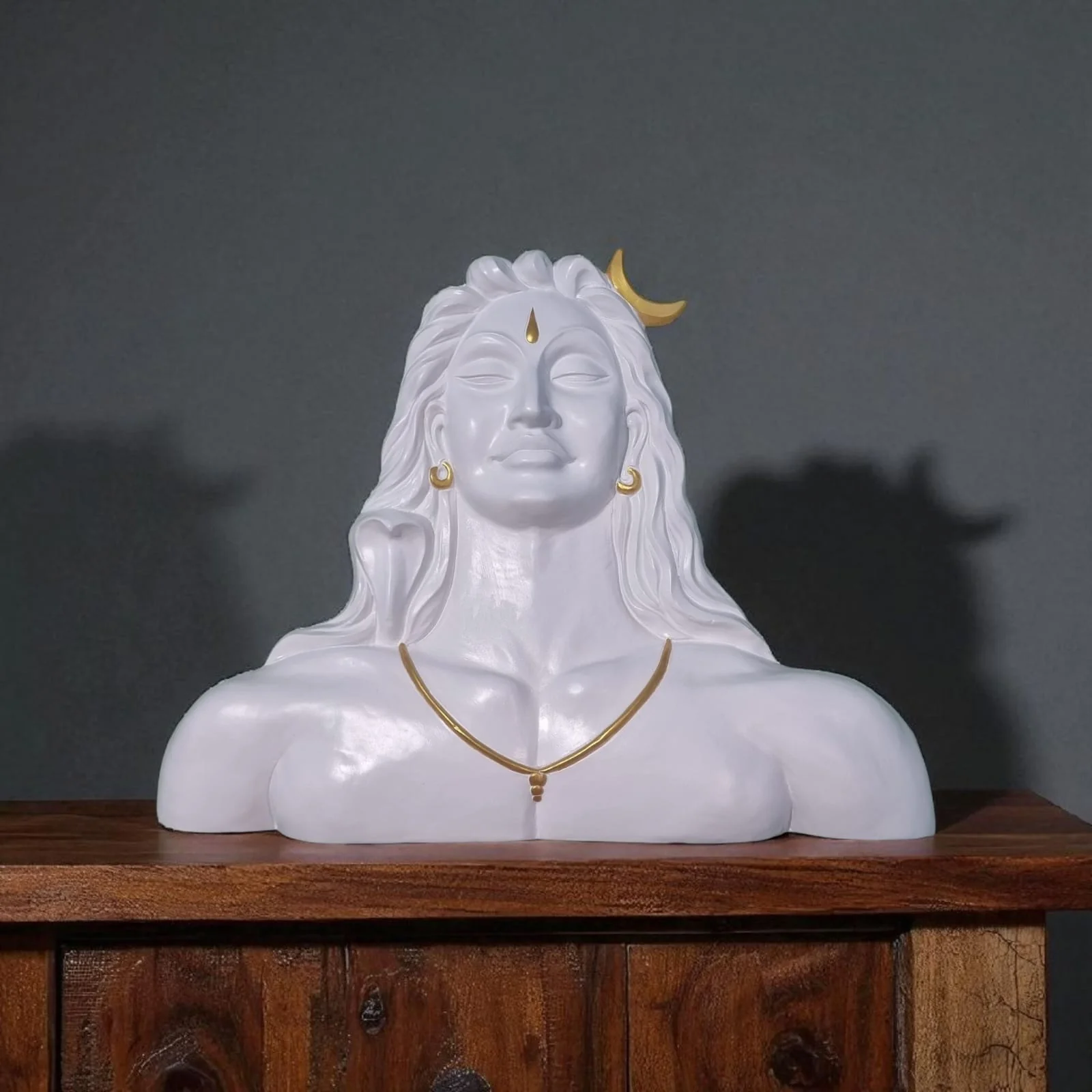 4x3 Feet | Adiyogi Wall Hanging Relief Mural | Spiritual 3D Wall Art | Shiva Sculpture for Home & Office Décor | Ready to Hang - Image 3