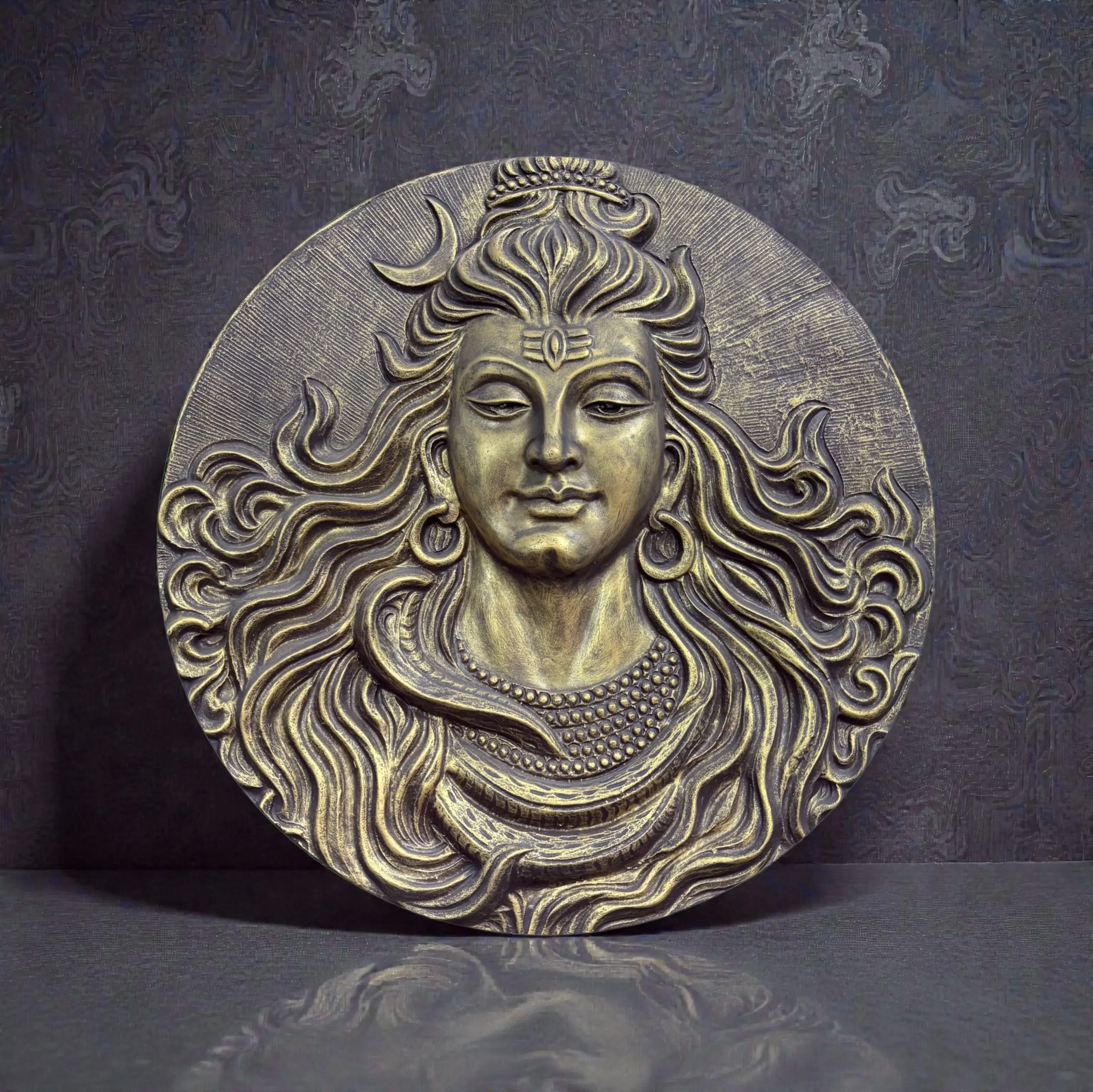 Lord Shiva Mahakaal 3D Wall Art Sculpture (2 × 2 Feet) - Image 6