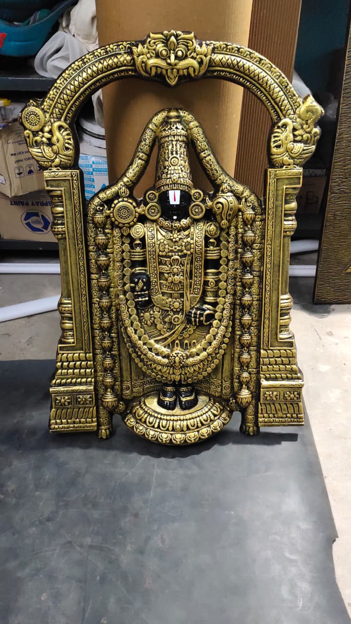 Lord Venkateshwara 3D Wall Art Sculpture – Size Options Available - Image 4